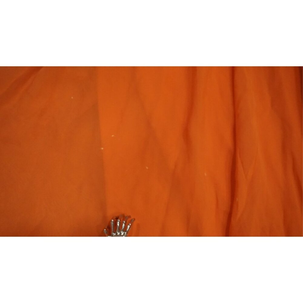 WD.NY Pleated Maxi Skirt - Orange (Size L) - Picture 3 of 10
